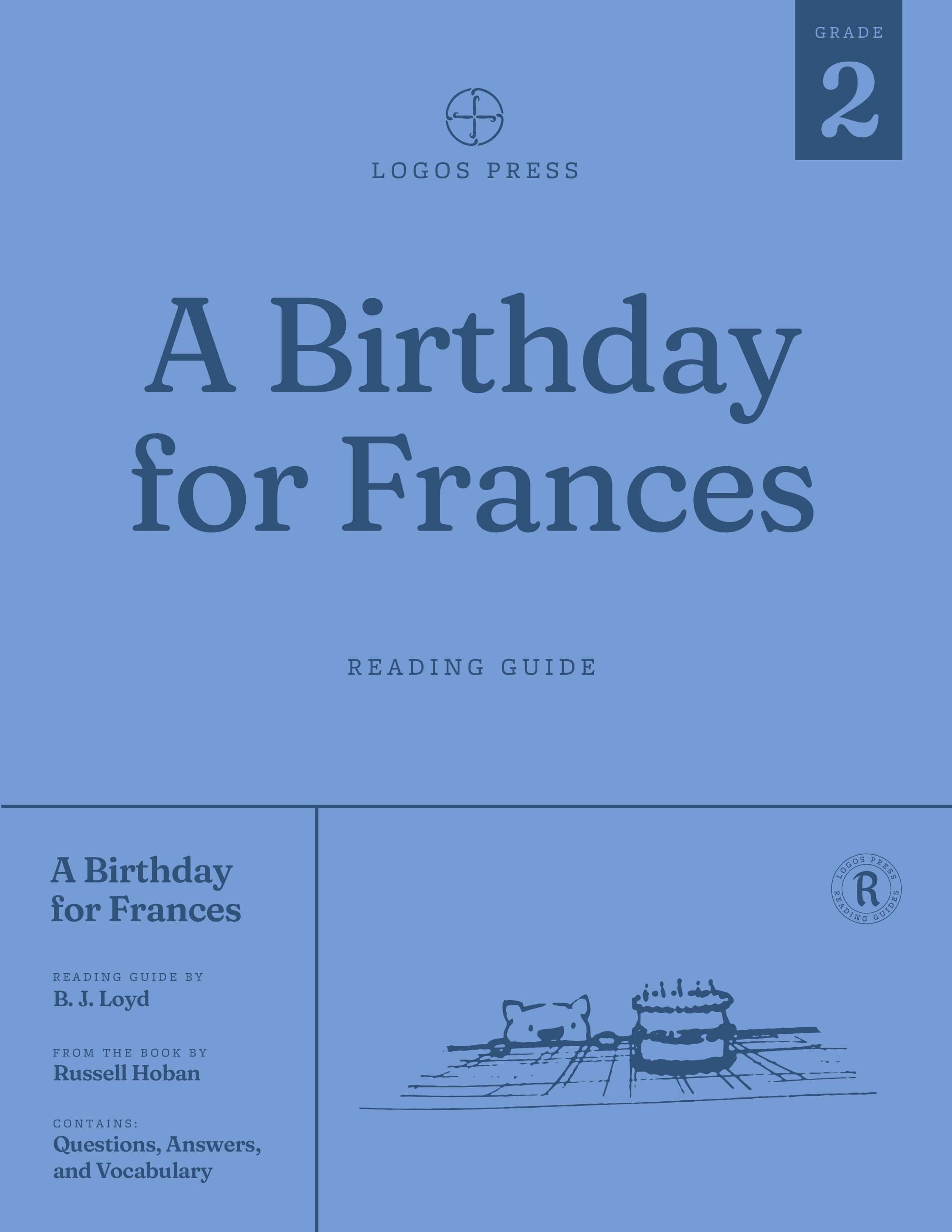 A Birthday for Frances - Reading Guide (Download)