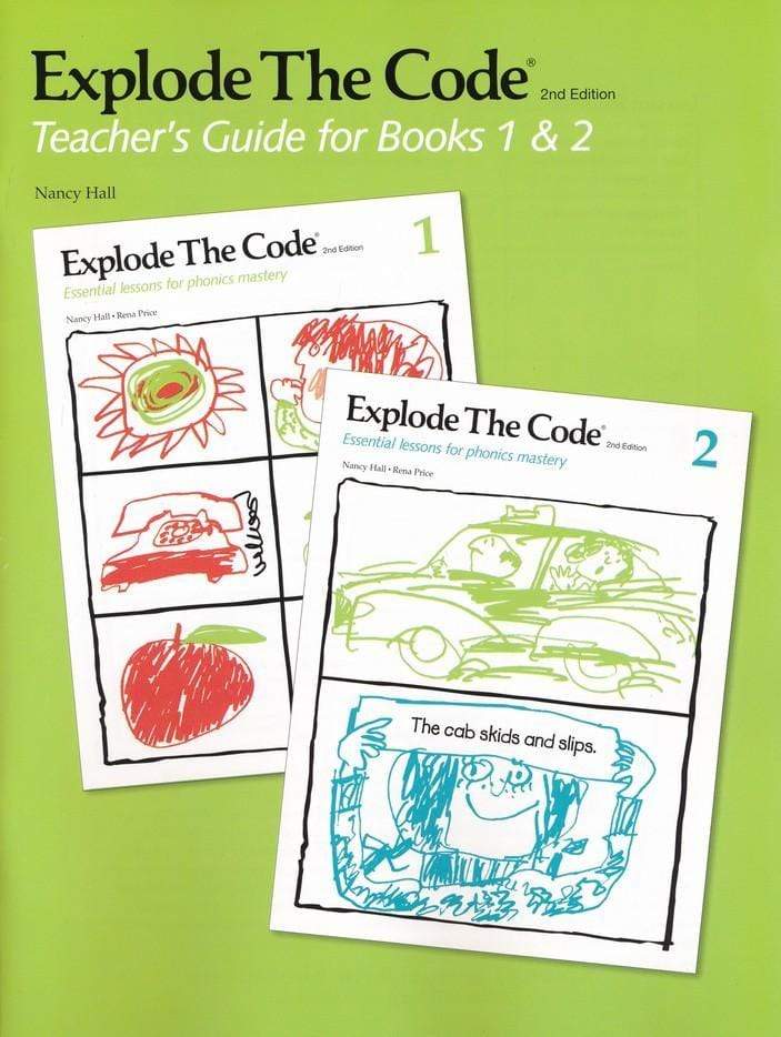 Explode the Code, Books 1 and 2 Teacher's Guide