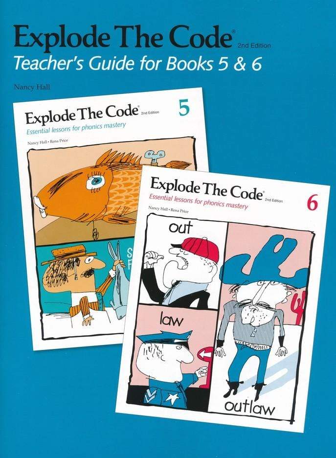 Explode the Code, Books 5 and 6 Teacher's Guide