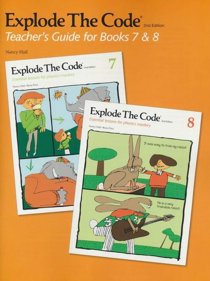Explode the Code, Books 7 and 8 Teacher's Guide