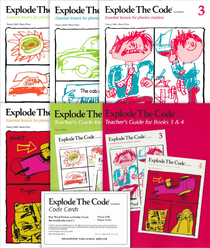 Explode the Code, Book 1-4