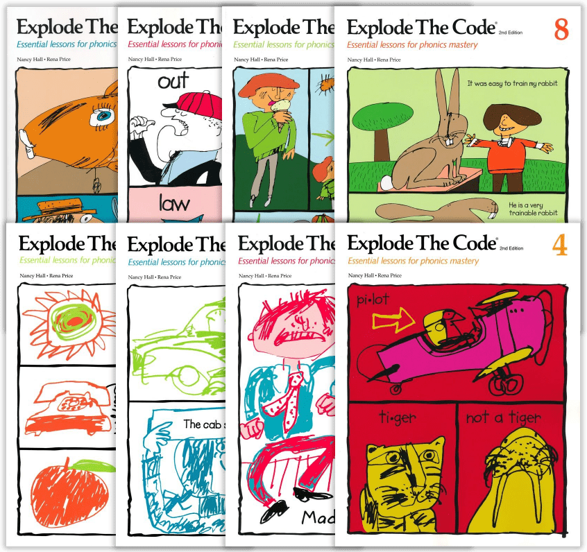 Explode the Code, Book 1-8