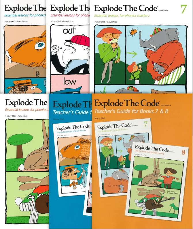 Explode the Code, Book 5-8