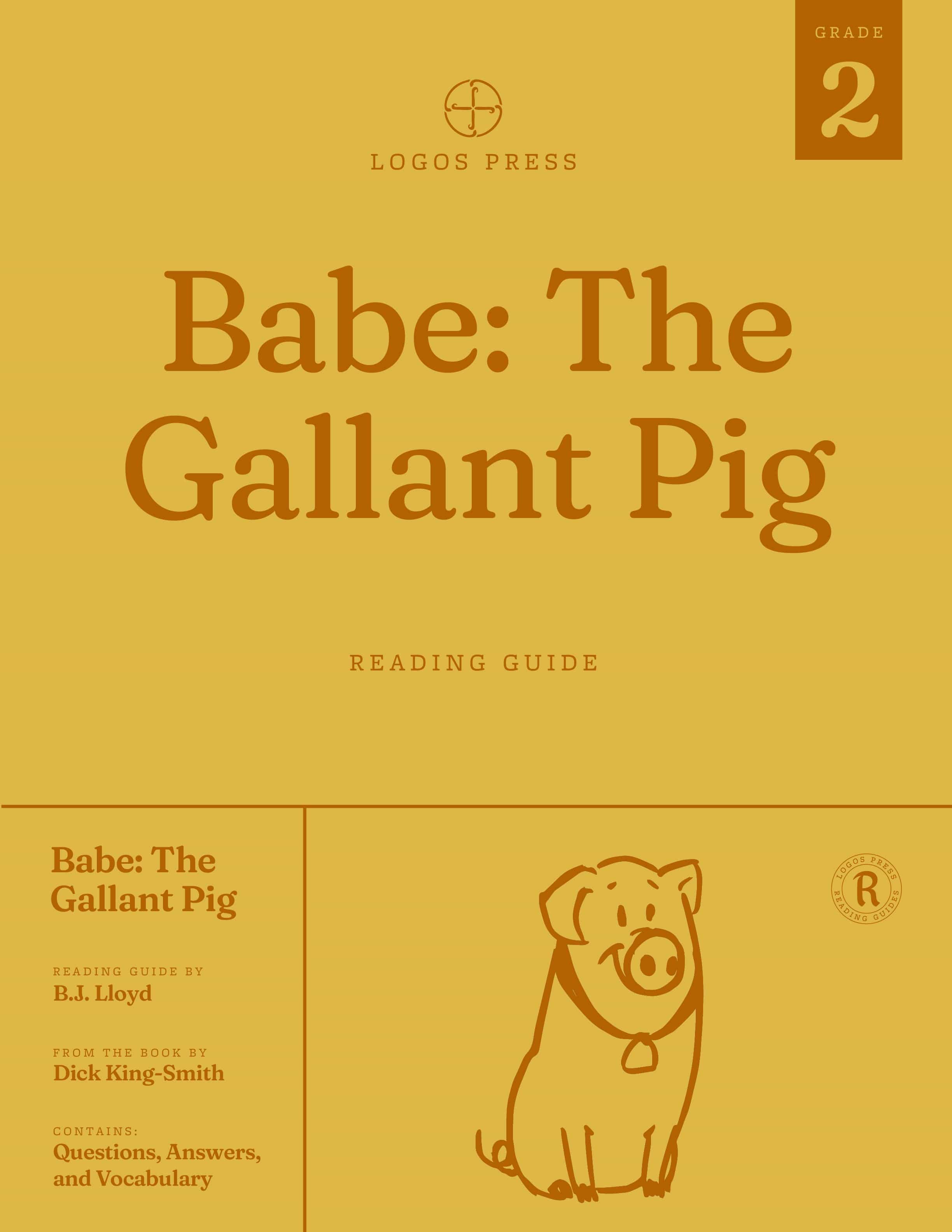 Babe: The Gallant Pig - Reading Guide (Download)