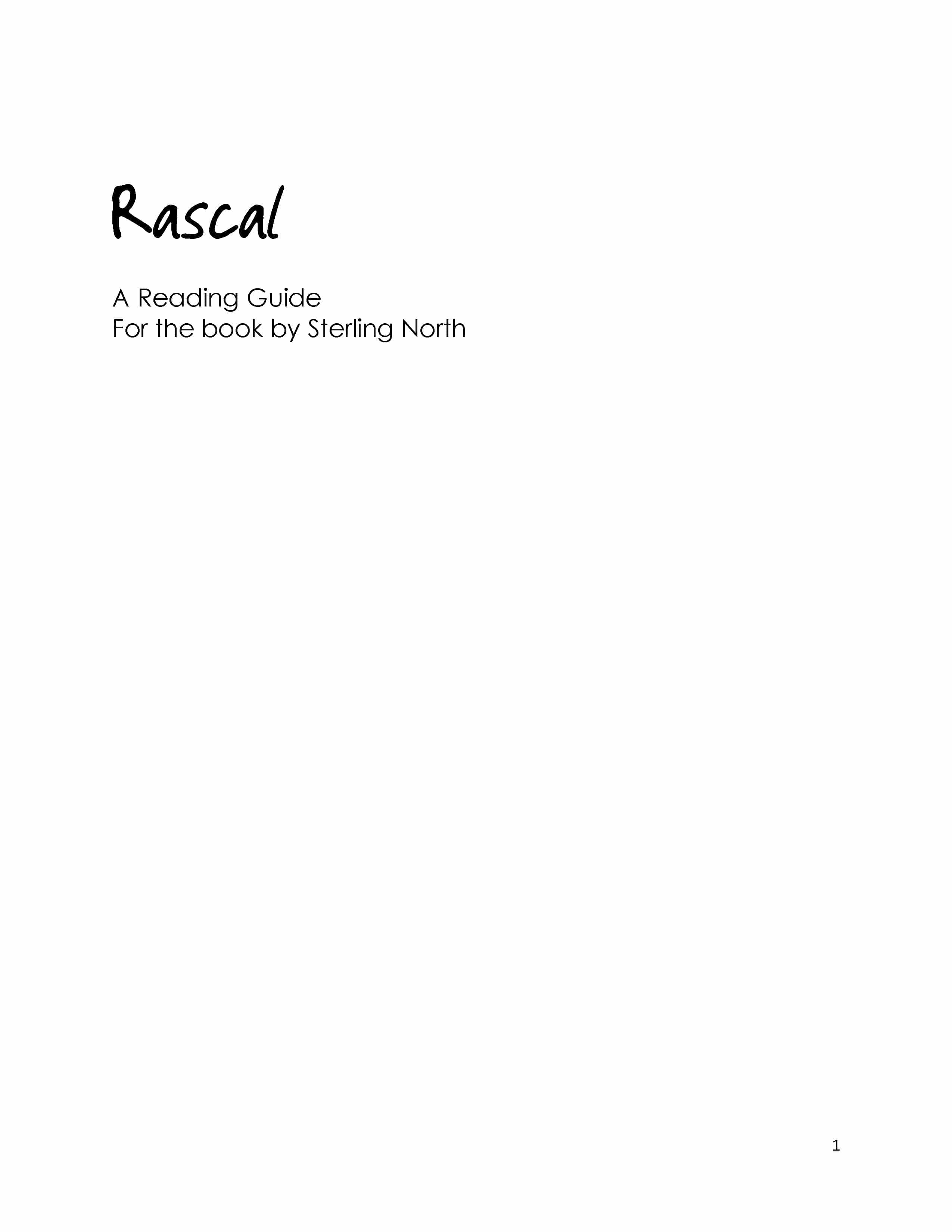 Rascal Reading Guide (Download)