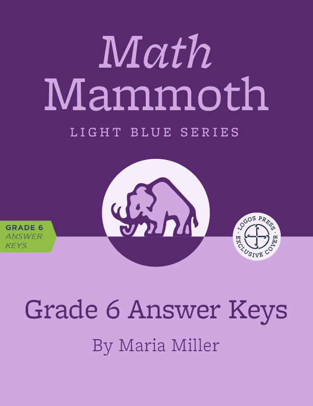 Math Mammoth - Grade 6 – Logos Press