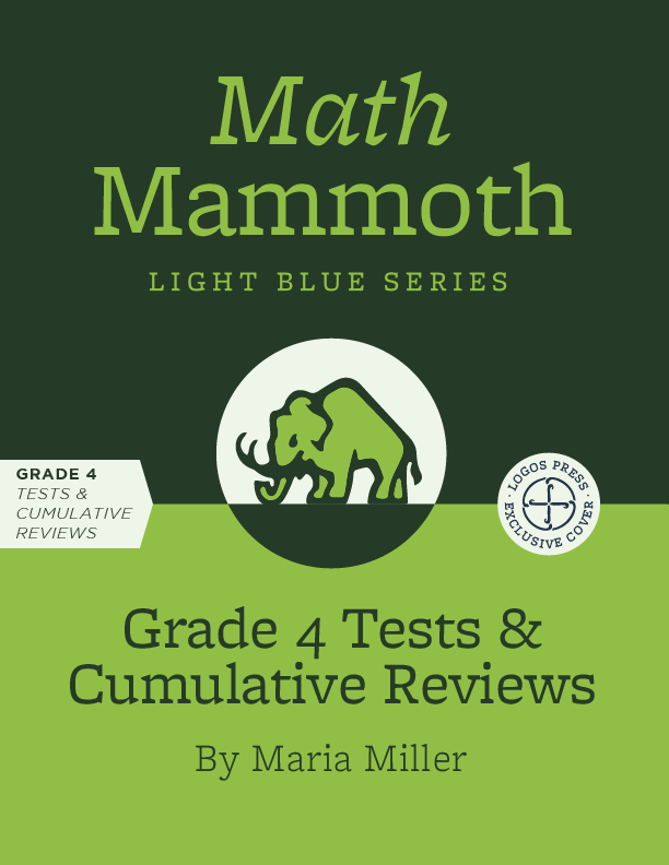 Math Mammoth - Grade 4 – Logos Press